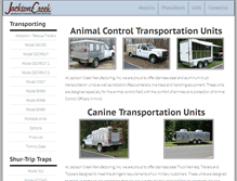 Tablet Screenshot of jacksoncreekmfg.com